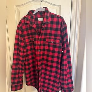 Jachs brand buffalo check flannel.  XLT